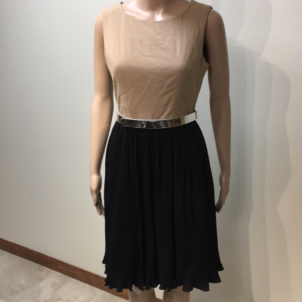 Calvin Klein Black & Beige Dress LAST CHANCE